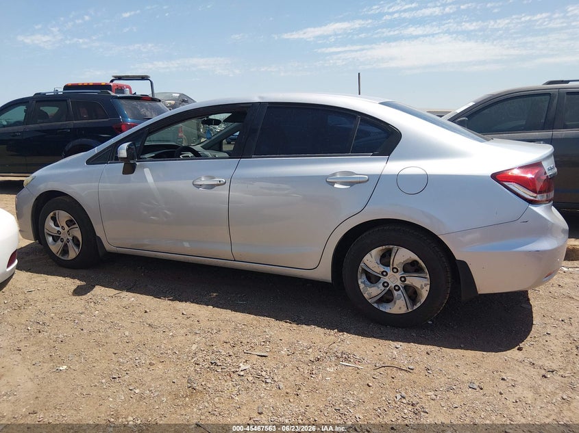 2015 HONDA CIVIC SEDAN 1.8L I-4 VVT, 143HP