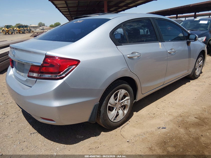 2015 HONDA CIVIC SEDAN 1.8L I-4 VVT, 143HP