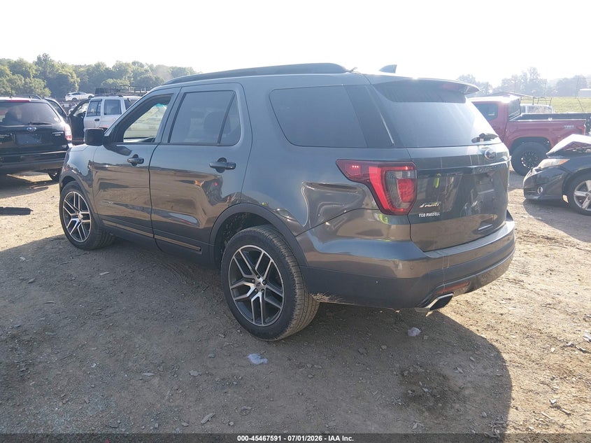 2017 FORD EXPLORER auction photo 3