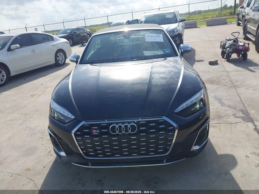 2023 Audi S5 Cabriolet Premium Plus Tfsi Quattro Tiptronic VIN: WAUW4GF5XPN008000 Lot: 45467596