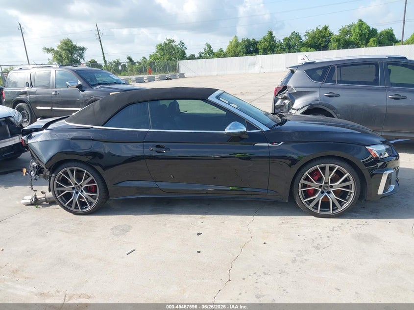2023 Audi S5 Cabriolet Premium Plus Tfsi Quattro Tiptronic VIN: WAUW4GF5XPN008000 Lot: 45467596
