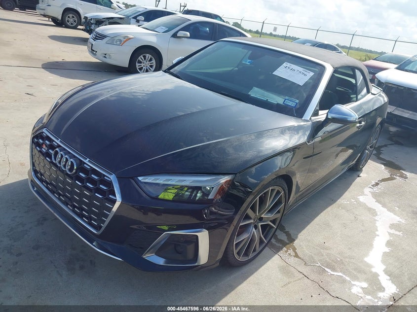 Vin: wauw4gf5xpn008000, lot: 45965733, audi s5 cabriolet premium plus tfsi quattro tiptronic 20232