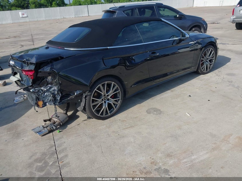 Vin: wauw4gf5xpn008000, lot: 45965733, audi s5 cabriolet premium plus tfsi quattro tiptronic 20234