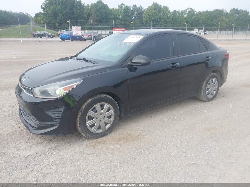 Vin: 3kpa24adxme380971, lot: 45965782, kia rio s 20212