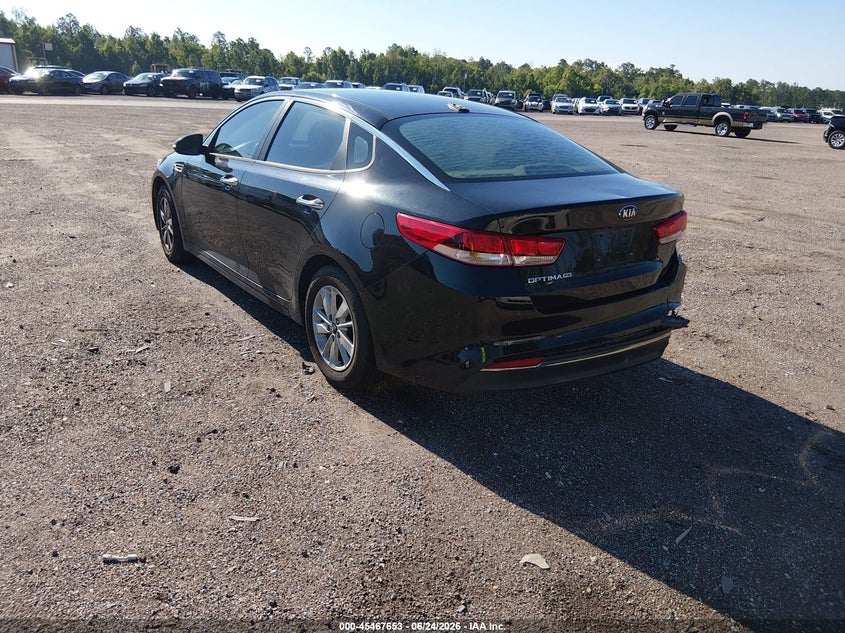 Vin: 5xxgt4l32gg102671, lot: 45965790, kia optima lx 20163