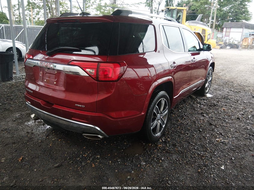 Vin: 1gkknxls0hz148452, lot: 45965809, gmc acadia denali 20174