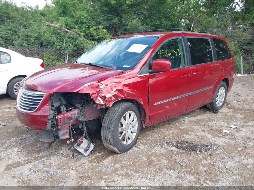 Vin: 2c4rc1bg2fr730828, lot: 45965880, chrysler town & country touring 20152