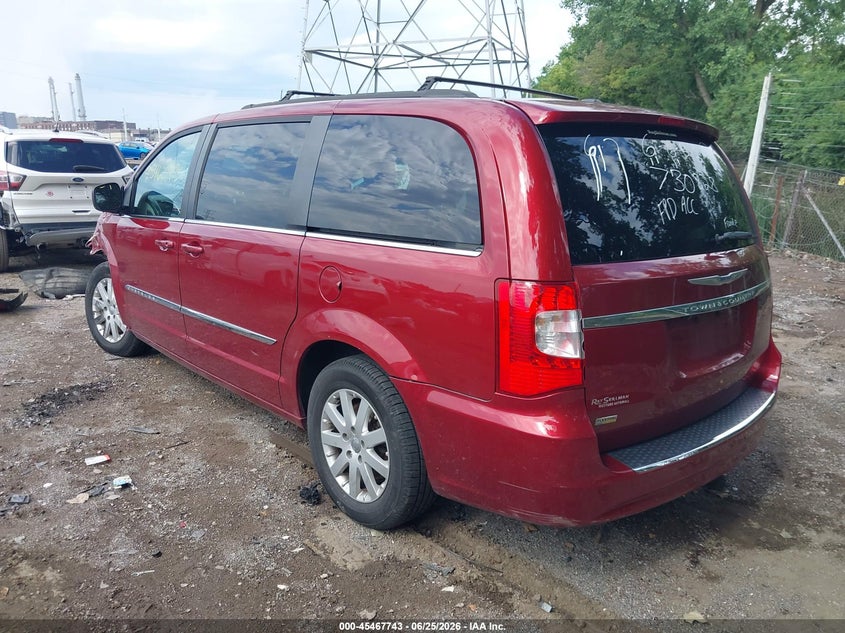 Vin: 2c4rc1bg2fr730828, lot: 45965880, chrysler town & country touring 20153