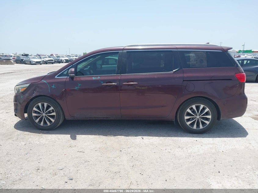 2016 Kia Sedona Sx VIN: KNDMC5C1XG6147086 Lot: 45467766