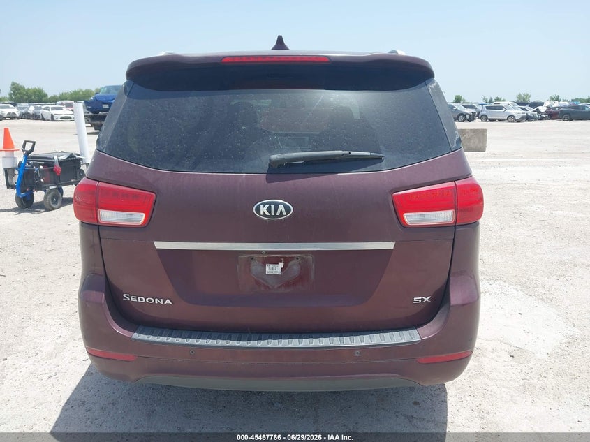 2016 Kia Sedona Sx VIN: KNDMC5C1XG6147086 Lot: 45467766