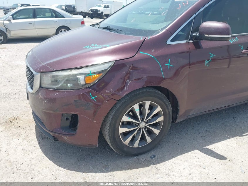 2016 Kia Sedona Sx VIN: KNDMC5C1XG6147086 Lot: 45467766