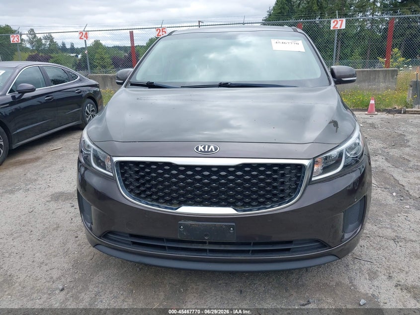 2017 Kia Sedona Lx VIN: KNDMB5C18H6318454 Lot: 45467770