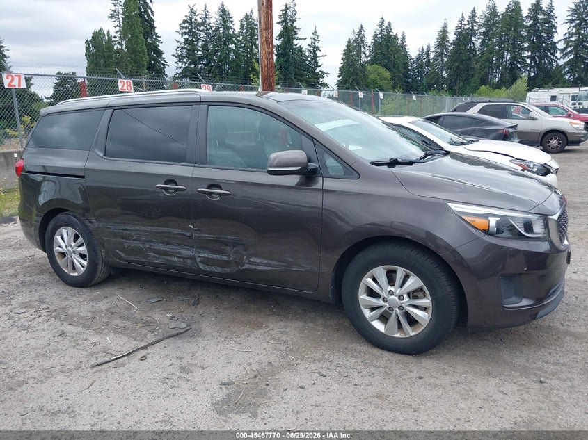2017 Kia Sedona Lx VIN: KNDMB5C18H6318454 Lot: 45467770