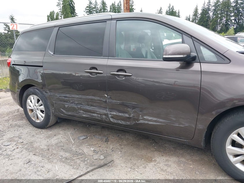2017 Kia Sedona Lx VIN: KNDMB5C18H6318454 Lot: 45467770