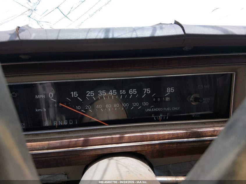 1989 Ford Crown Victoria Lx VIN: 2FABP74F9KX233025 Lot: 45467790
