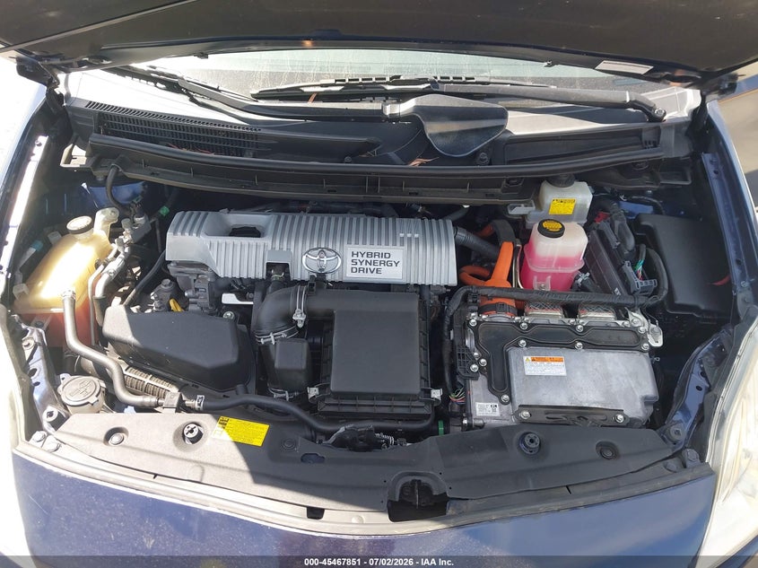 2012 TOYOTA PRIUS HATCHBACK 1.8L I-4 DOHC, VVT, 98HP