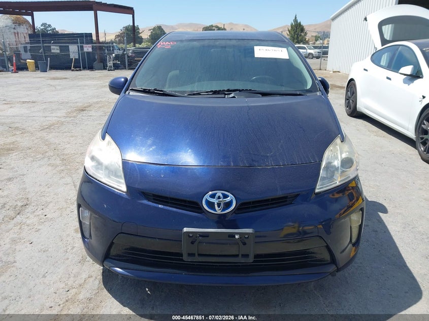 2012 TOYOTA PRIUS HATCHBACK 1.8L I-4 DOHC, VVT, 98HP