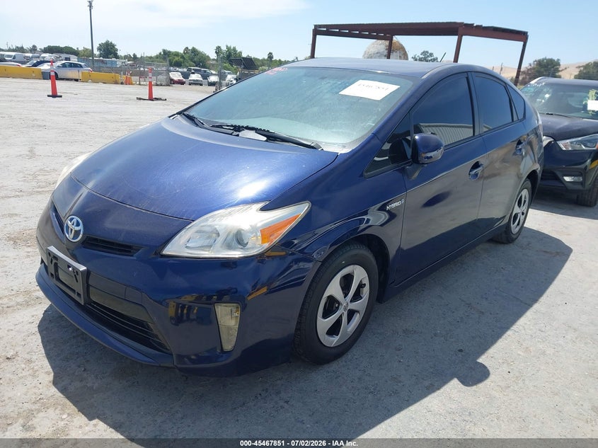 2012 TOYOTA PRIUS HATCHBACK 1.8L I-4 DOHC, VVT, 98HP