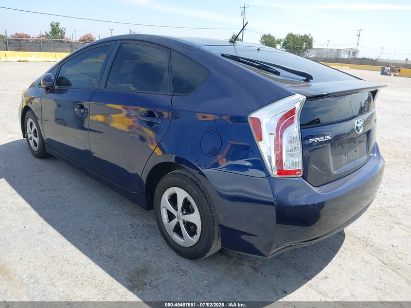 2012 TOYOTA PRIUS HATCHBACK 1.8L I-4 DOHC, VVT, 98HP