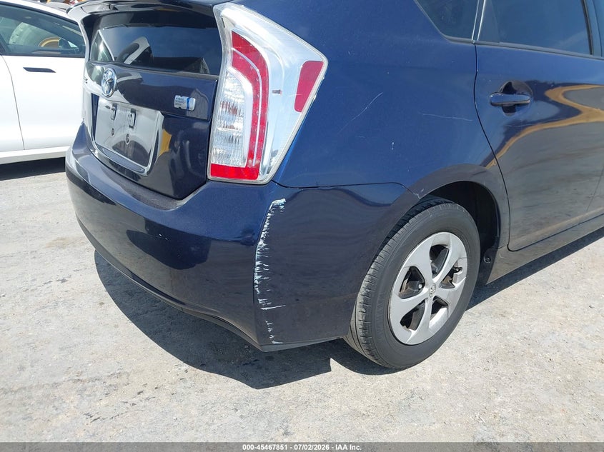2012 TOYOTA PRIUS HATCHBACK 1.8L I-4 DOHC, VVT, 98HP