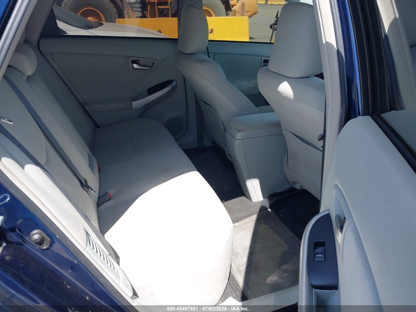 2012 TOYOTA PRIUS HATCHBACK 1.8L I-4 DOHC, VVT, 98HP