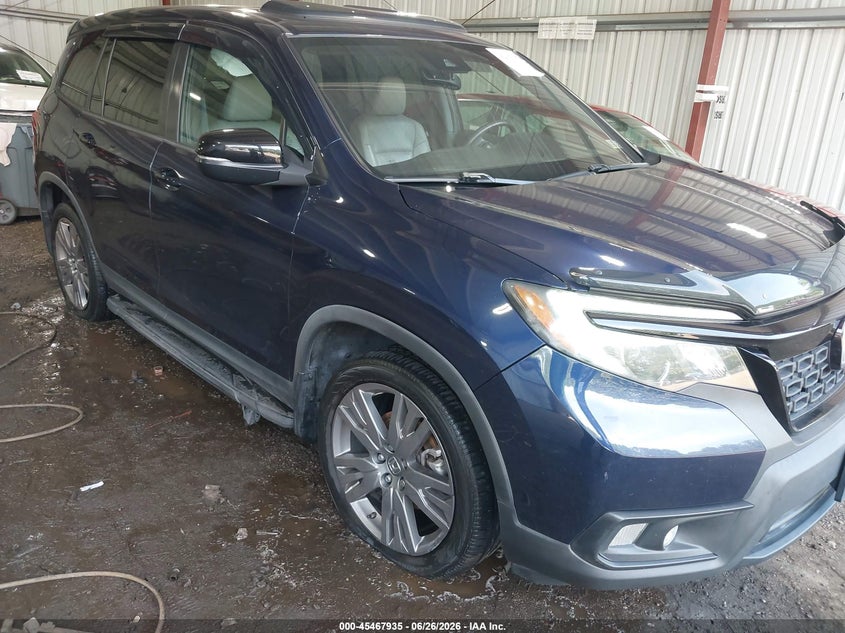 2019 Honda Passport Ex-L VIN: 5FNYF8H59KB029176 Lot: 45467935