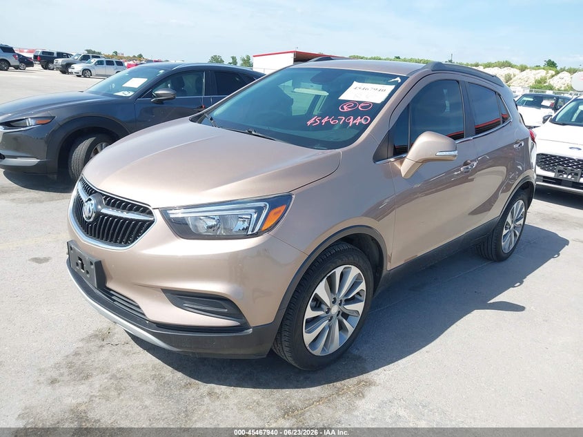 Vin: kl4cjasb7jb677898, lot: 45966077, buick encore preferred 20182