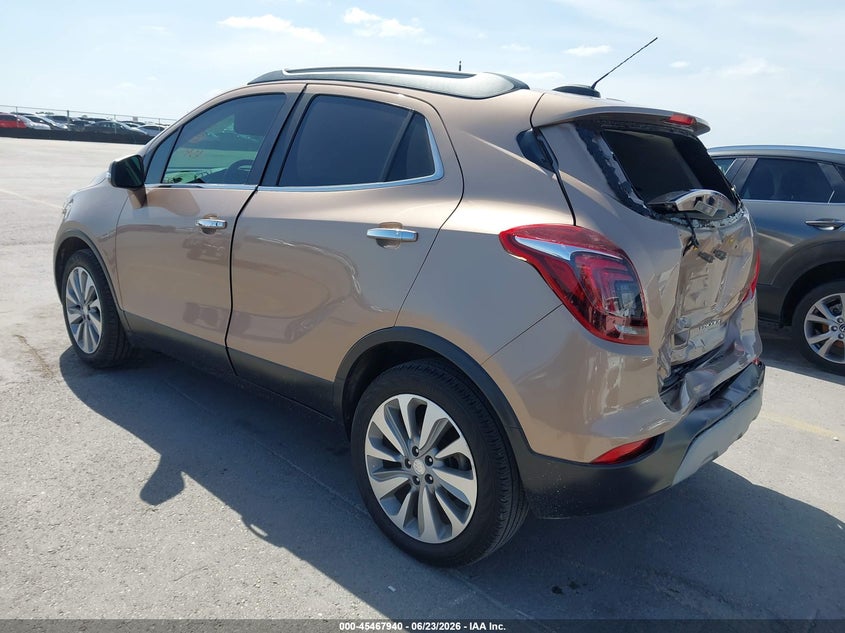 Vin: kl4cjasb7jb677898, lot: 45966077, buick encore preferred 20183