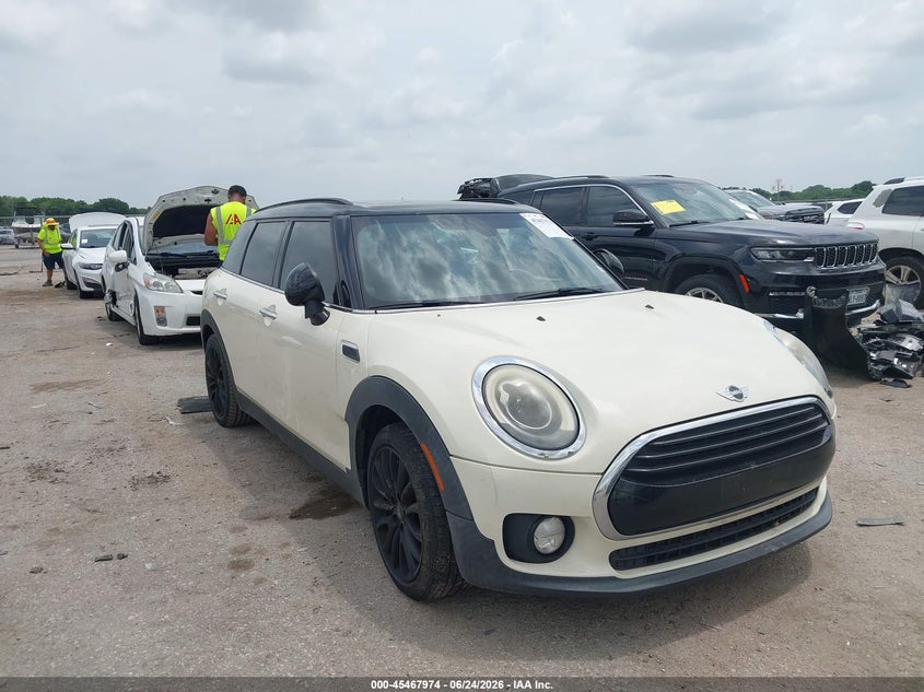 Vin: wmwln5c53h2e32987, lot: 45966111, mini clubman cooper 20171