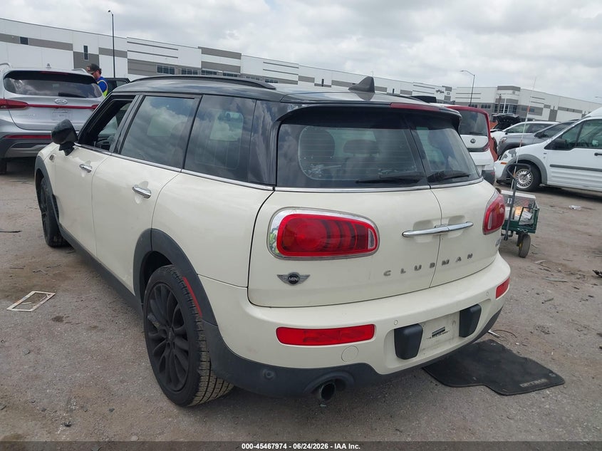 Vin: wmwln5c53h2e32987, lot: 45966111, mini clubman cooper 20173