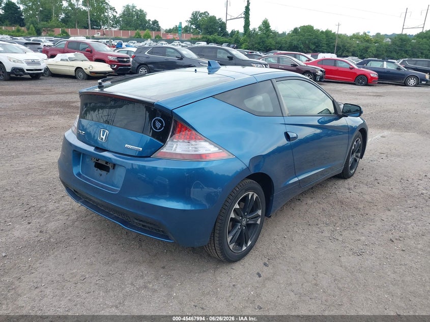 Vin: jhmzf1d63fs001603, lot: 45966131, honda cr-z ex 20154