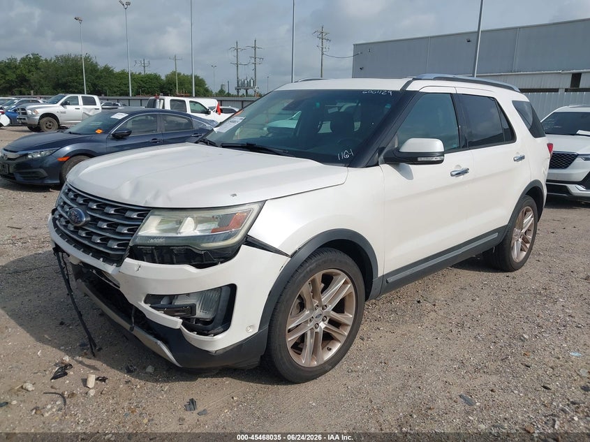 Vin: 1fm5k7fh8ggc71164, lot: 45966172, ford explorer limited 20162