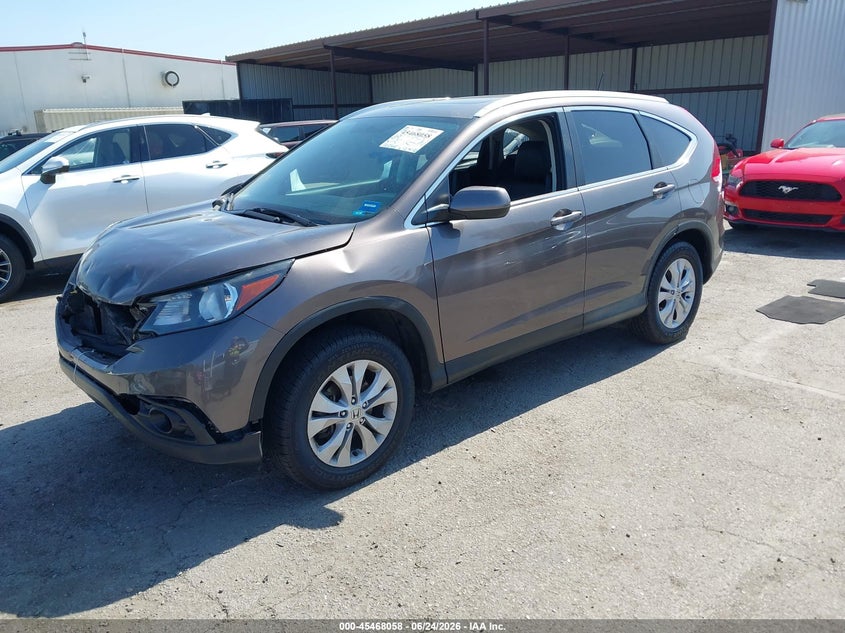 2014 Honda CR-V, Удар спереду, IAAI, VIN 2HKRM4H76EH719249 — фото 2