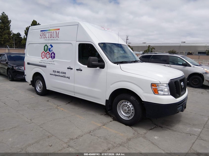 Vin: 1n6bf0ly8jn815475, lot: 45966300, nissan nv cargo nv2500 hd s v6 2018 img_1