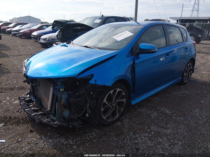 Vin: jtnkarje7hj537423, lot: 45966355, toyota corolla im 20172