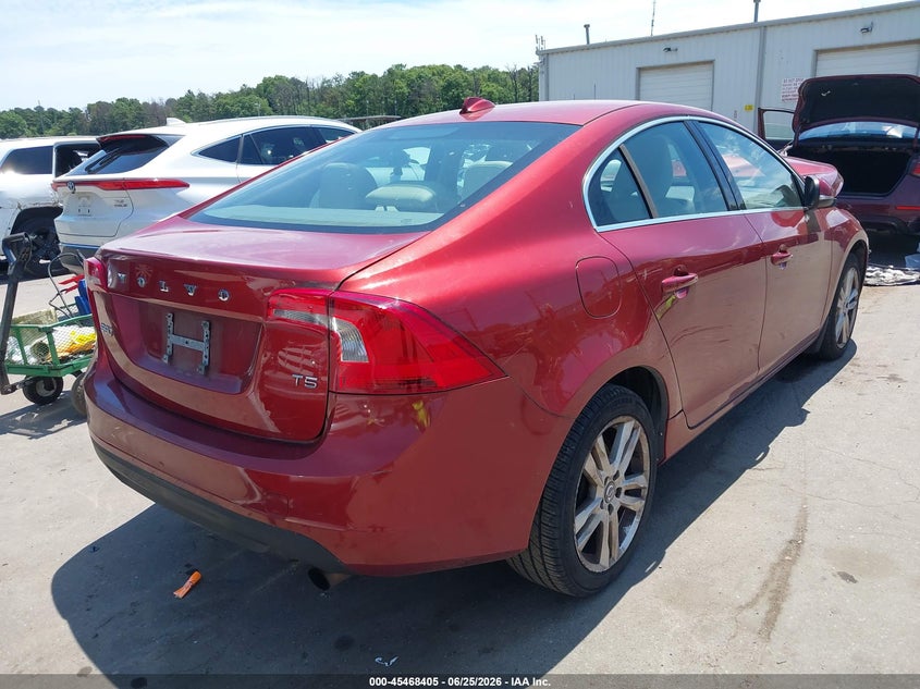 Vin: yv1622fs6c2117481, lot: 45966542, volvo s60 t5/t5 w/moonroof 20124