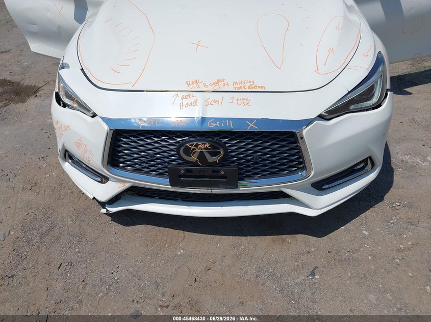 2021 Infiniti Q60 Luxe Awd VIN: JN1EV7KL6MM470218 Lot: 45468430