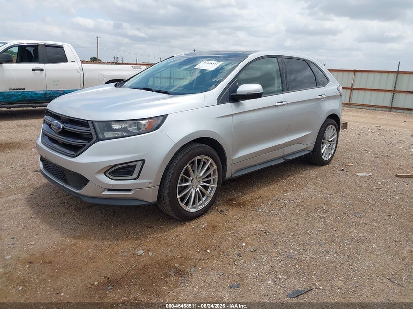 Vin: 2fmtk4ap1fbb49207, lot: 45966648, ford edge sport 20152