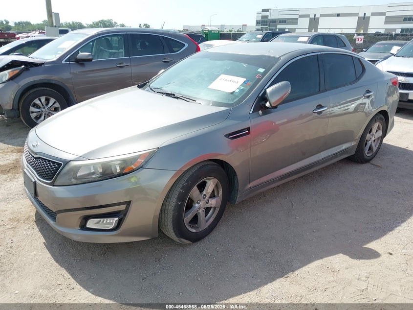 Vin: 5xxgm4a7xfg419468, lot: 45966705, kia optima lx 20152