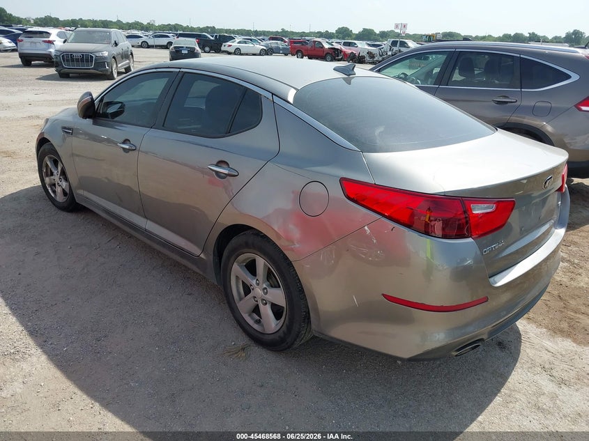 Vin: 5xxgm4a7xfg419468, lot: 45966705, kia optima lx 20153