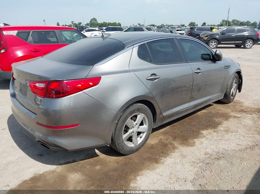 Vin: 5xxgm4a7xfg419468, lot: 45966705, kia optima lx 20154