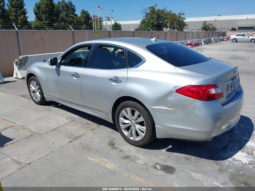 Vin: jn1by1ar5bm370928, lot: 45966711, infiniti m37x 20113