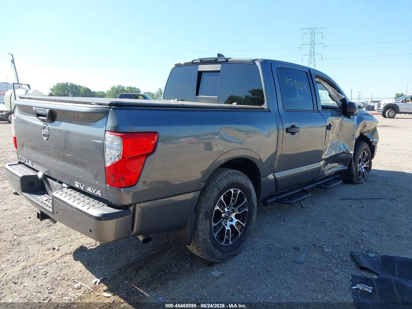 Vin: 1n6aa1ec4pn107802, lot: 45966735, nissan titan sv 4x4 20234