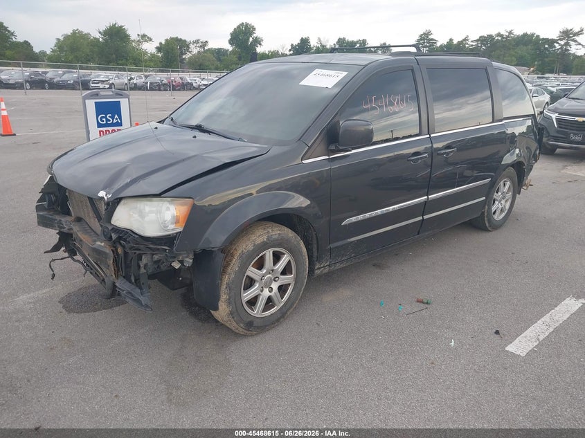 Vin: 2a4rr5dg0br637359, lot: 45966753, chrysler town & country touring 20112