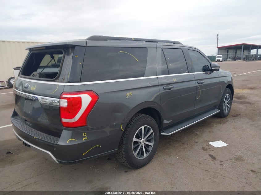 Vin: 1fmjk1jt3jea30476, lot: 45966754, ford expedition max xlt 20184