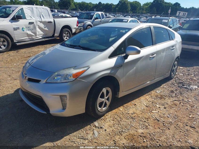2013 Toyota Prius, Удар сзади, IAAI, VIN JTDKN3DU8D5547647 — фото 2