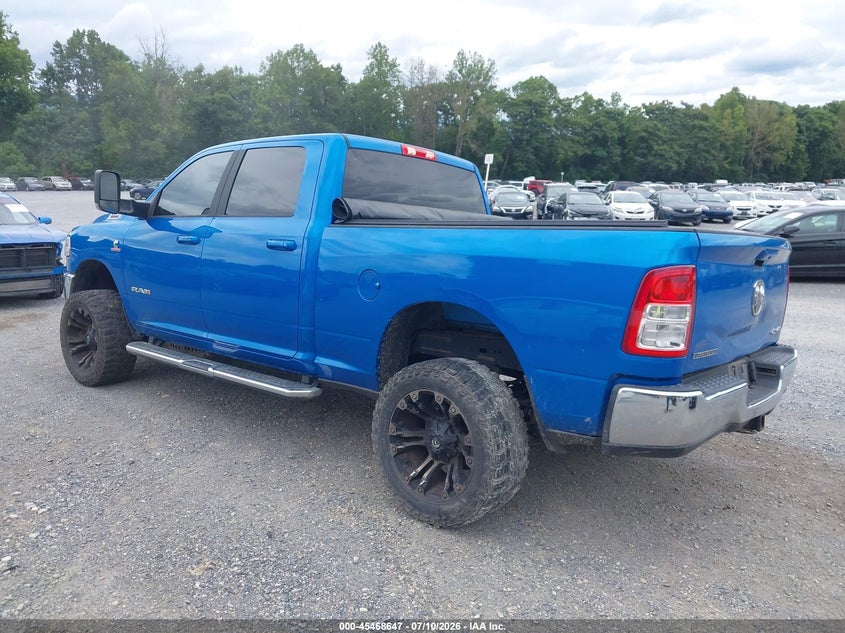 Vin: 3c6ur5dl9lg117284, lot: 45966784, ram 2500 big horn  4x4 6'4 box 20203
