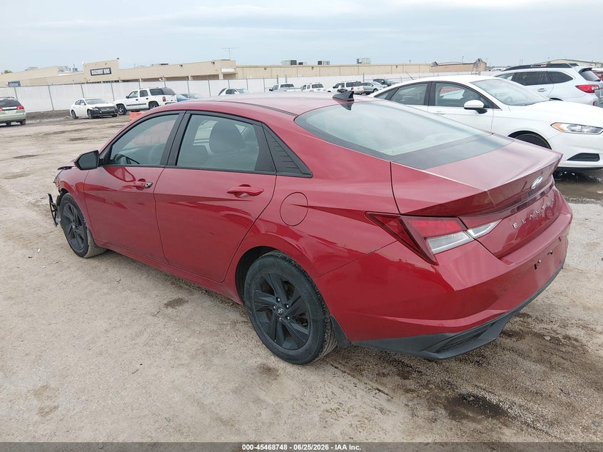 2022 HYUNDAI ELANTRA auction photo 3