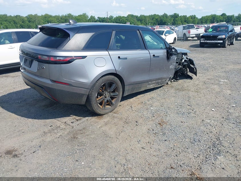 Vin: salyb2exxla290253, lot: 45966925, land rover range rover velar p250 s 20204