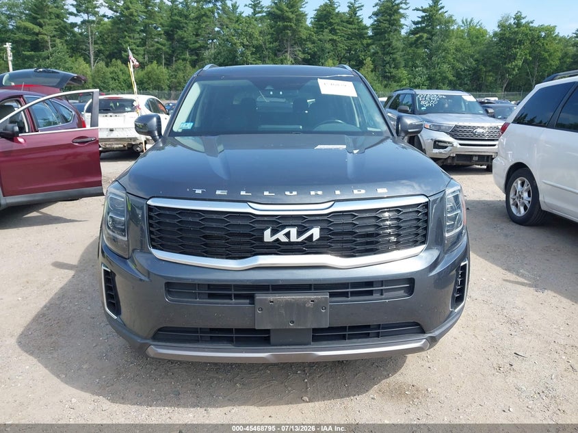 2022 Kia Telluride Ex VIN: 5XYP3DHC2NG318179 Lot: 45468795
